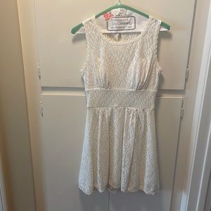 B. Darlin Off White Lace Dress